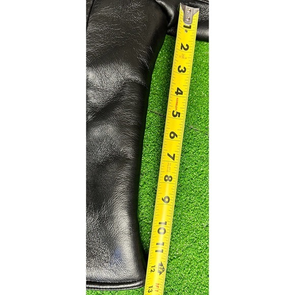 French Connection Black Faux Leather Jacket Size‎ Large - Picture 8 of 8